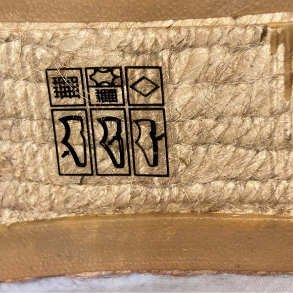 J. Crew Made-in-Spain Espadrille Flats in Linen Size 8.5 Pink - Picture 4 of 10